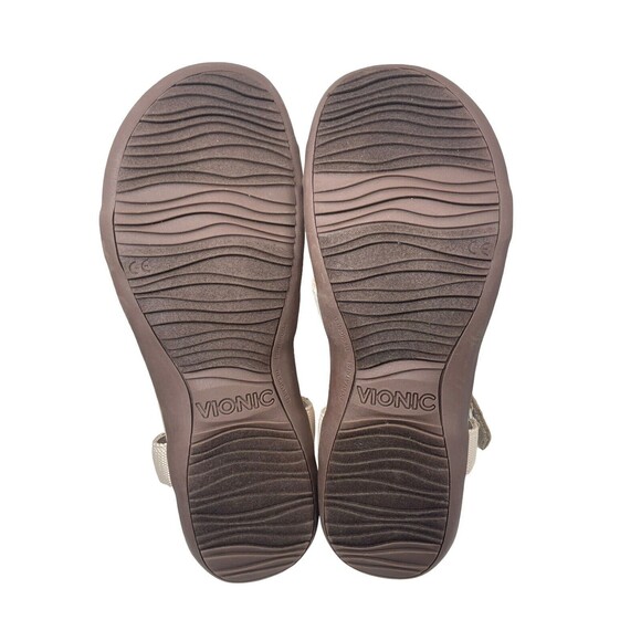 Vionic Candace Orthotic Sandals Open Toe Ankle Strap Hook & Loop Comfort Sz. 10 - Picture 5 of 6
